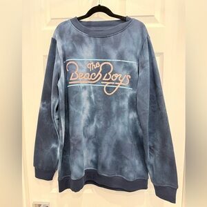 Tie-Dye Crewneck Sweatshirt - Blue